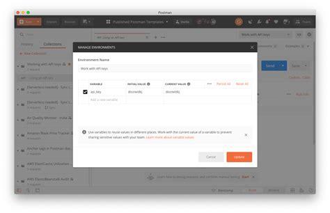 how to get postman api key