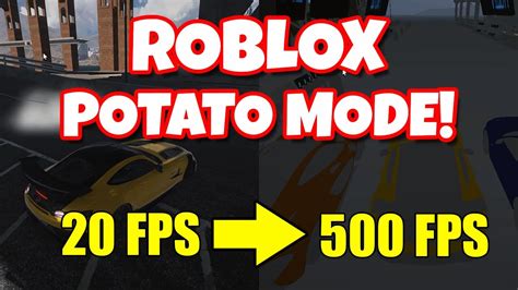 how to get potato graphics in roblox