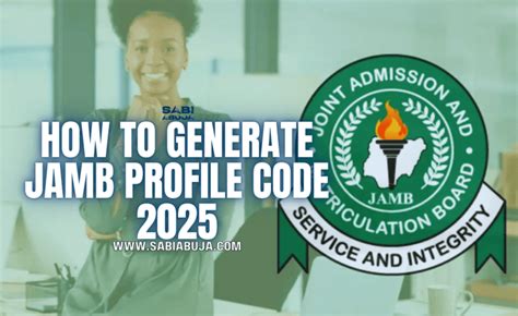 how to get profile code for jamb regularization