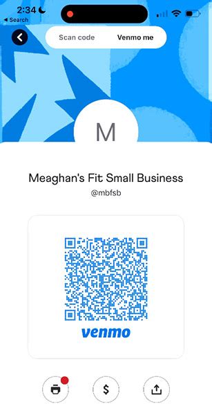 how to get qr code for venmo business