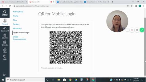 how to get qr code on canvas app