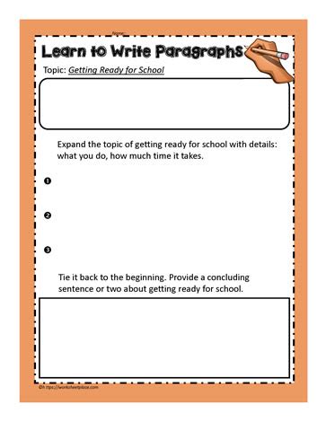 how to get ready for school paragraph