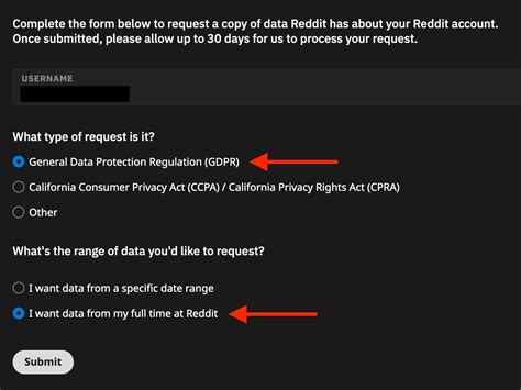 how to get reddit data package