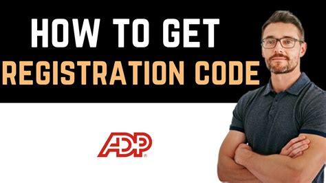 how to get registration code for adp app