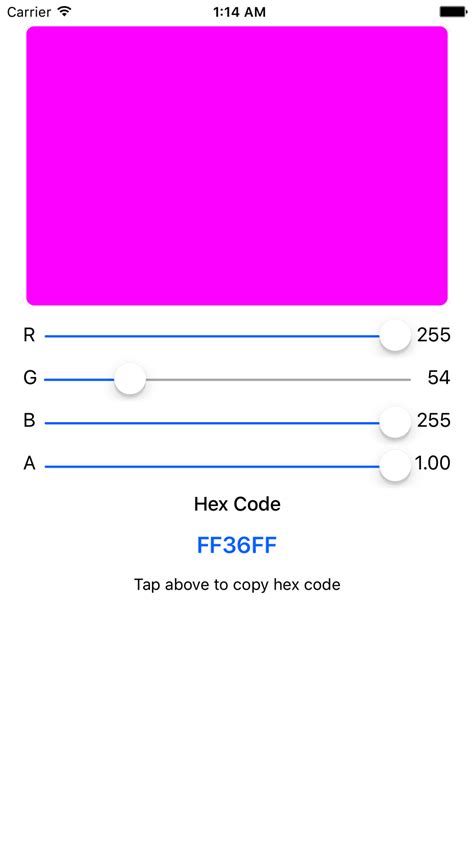 how to get rgb value from image iphone