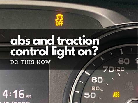 how to get rid of abs and traction control light