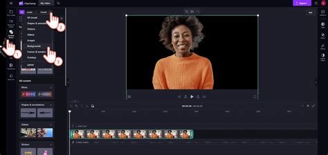 how to get rid of background in clipchamp