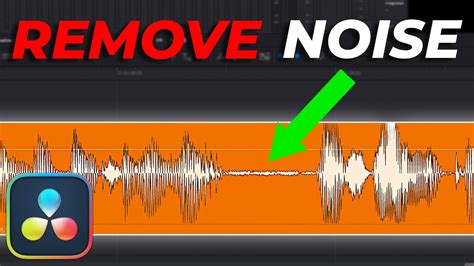 how to get rid of background noise in audio davinci resolve