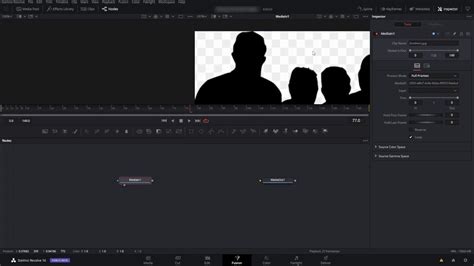 how to get rid of black background davinci resolve