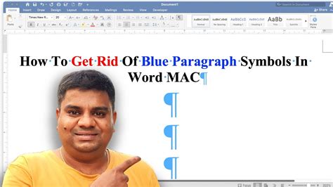 how to get rid of blue highlight in word on mac