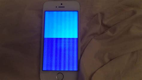 how to get rid of blue lines on iphone screen