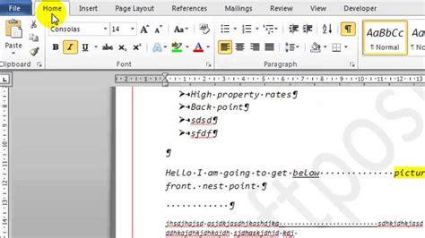 how to get rid of formatting marks in word document