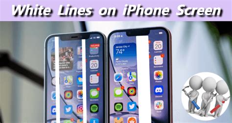 how to get rid of green and white lines on iphone screen