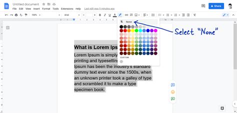 how to get rid of grey background in google docs from chat gpt