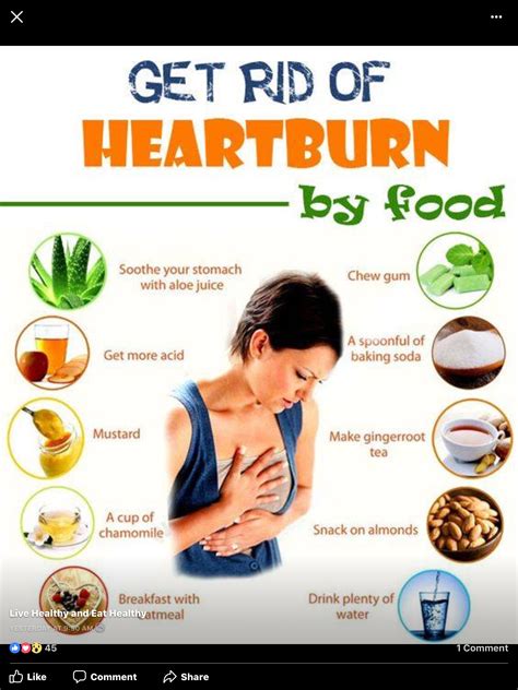 how to get rid of heartburn naturally