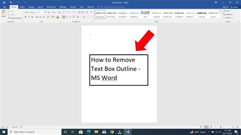 how to get rid of hidden text box in word