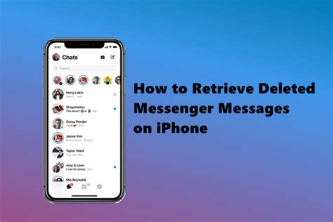 how to get rid of messages on messenger on iphone