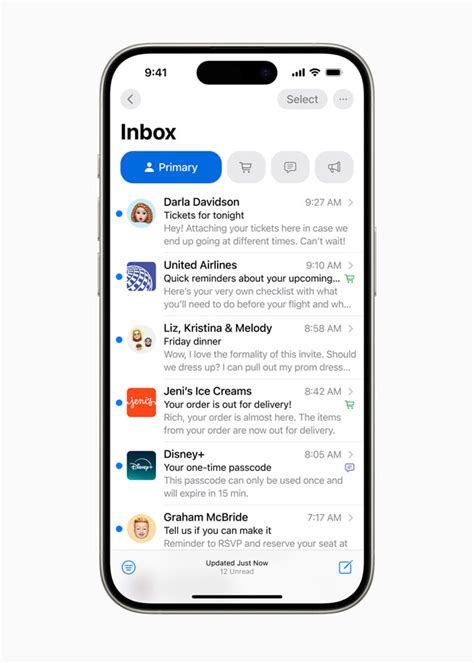 how to get rid of primary inbox on iphone