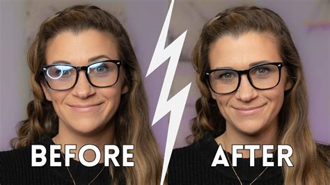 how to get rid of ring light reflection in glasses photoshop