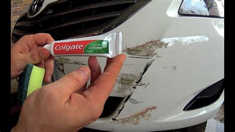 how to get rid of scratches on front bumper