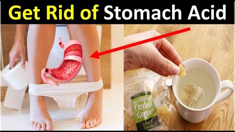 how to get rid of stomach acid fast