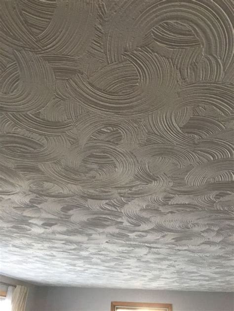 how to get rid of swirl textured ceilings