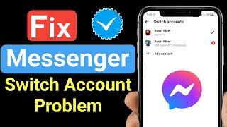 how to get rid of switch account on messenger