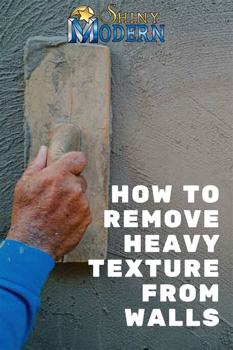 how to get rid of textured plaster