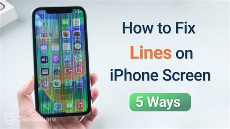 how to get rid of vertical lines on iphone screen