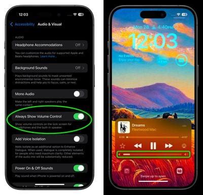 how to get rid of volume control on iphone lock screen