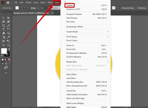 how to get rid of white in illustrator