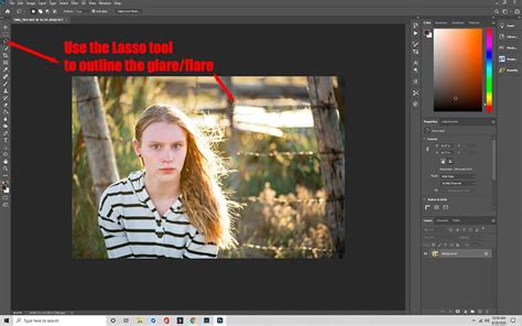 how to get rid of window glare in photoshop