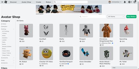 how to get roblox avatar items for free