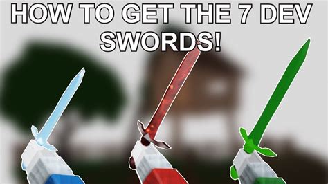 how to get roblox dev sword