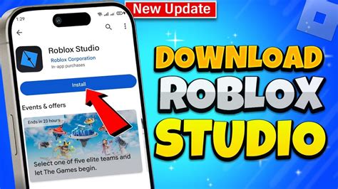 how to get roblox studio ios