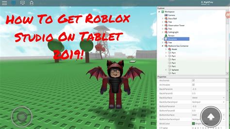 how to get roblox studio on tablet