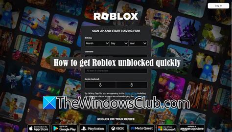 how to get roblox unblocked for free