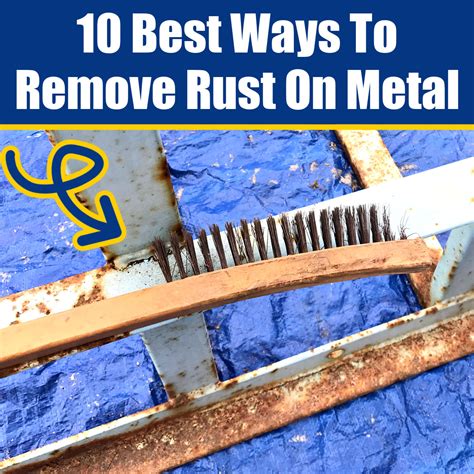 how to get rust out of metal table