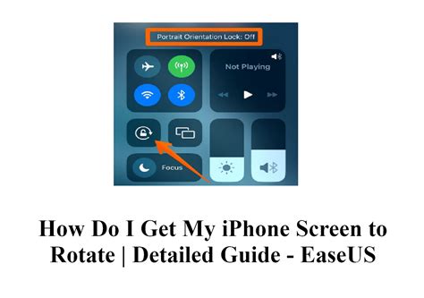 how to get screen on phone to rotate