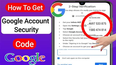 how to get security code for gmail account without phone