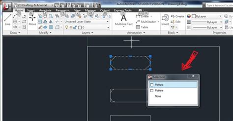 how to get selection box in autocad