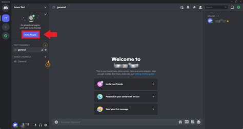 how to get server next to name discord