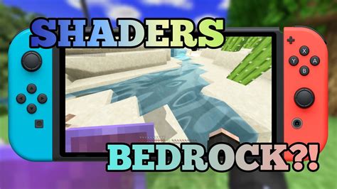 how to get shaders in minecraft bedrock nintendo switch
