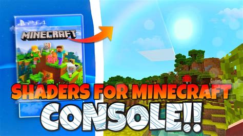 how to get shaders in minecraft bedrock ps4