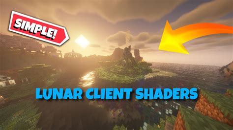 how to get shaders in minecraft java lunar client