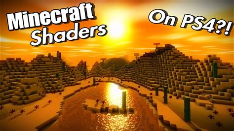 how to get shaders in minecraft ps4 2023