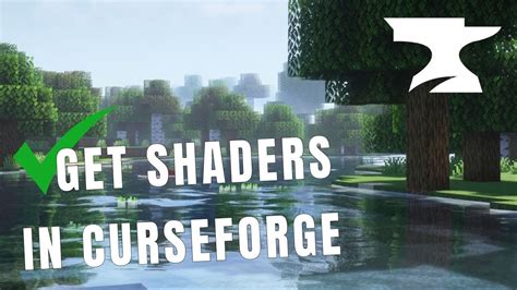 how to get shaders on curseforge app