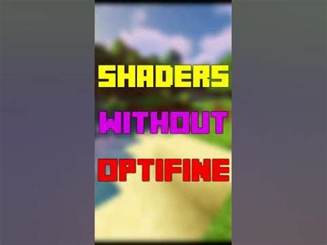how to get shaders on curseforge without optifine