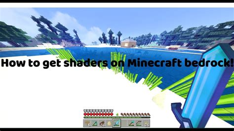 how to get shaders on minecraft bedrock ios