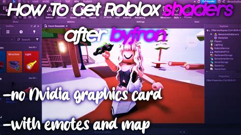how to get shaders on roblox without nvidia